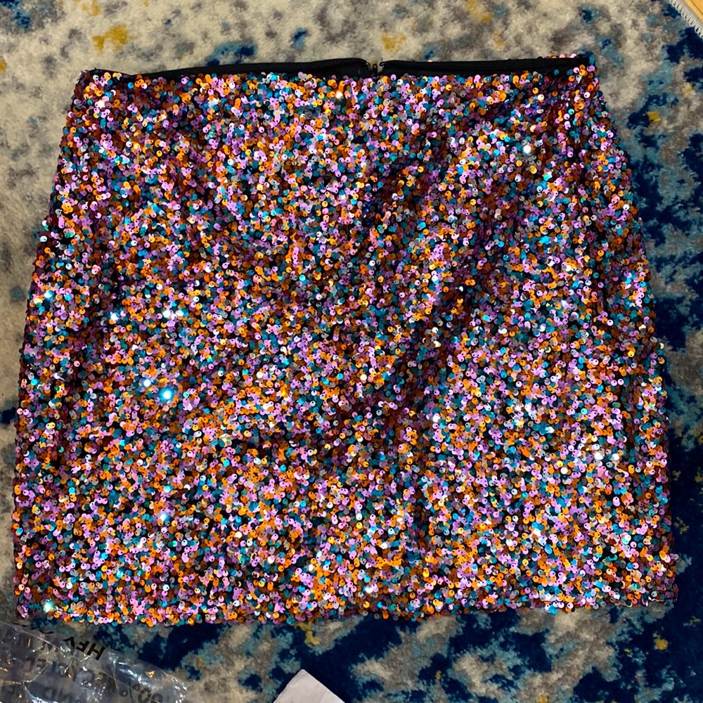 Brand new sequin skirt!!